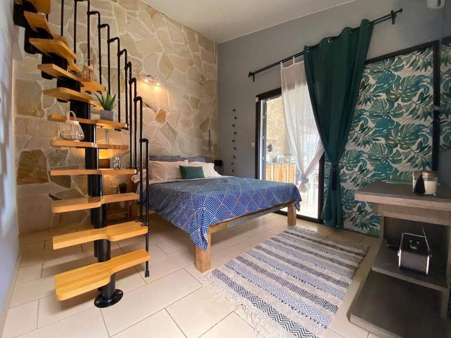 Cocooning Tropic Studio Avec Jacuzzi Privatif Saint-Louis Esterno foto